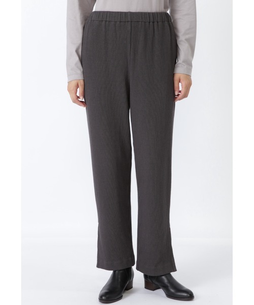 human woman（ヒューマンウーマン）の「◆ラゲットリブパンツ（その他パンツ・レディース・ブラウン/グレー系その他・MEDIUM）」の2枚目の写真