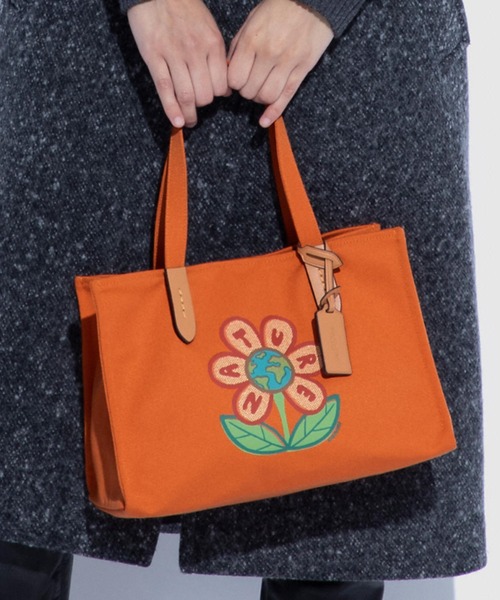 極美品　コーチ　COACH トートバッグ　テオ　オレンジ　Cロゴ COACH（コーチ）｜バッグ（オレンジ系）一覧 - WEAR 極美品 コーチ