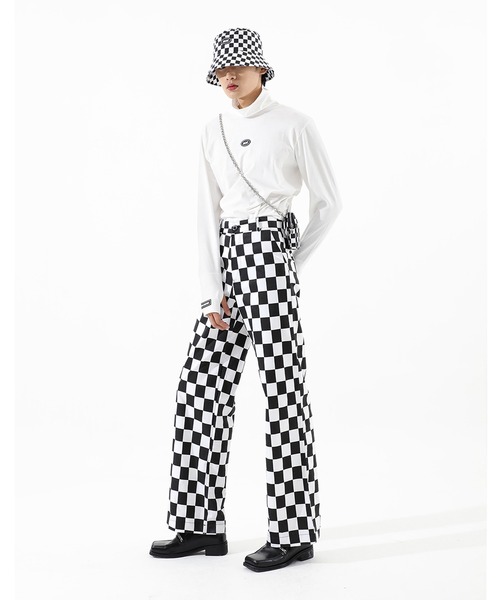 BASIC COTTON（ベーシックコットン）の「A'GEM/9 × .kom『BASIC COTTON/ベーシックコットン』BCN warmer pola/ベーシック ウォーマー ポーラ タートルネック（Tシャツ/カットソー・メンズ・ホワイト/ブラック/A・FREE）」の6枚目の写真