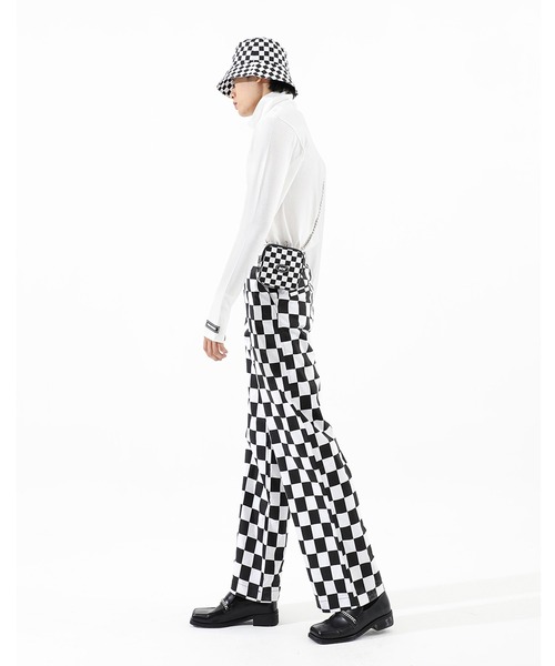 BASIC COTTON（ベーシックコットン）の「A'GEM/9 × .kom『BASIC COTTON/ベーシックコットン』BCN warmer pola/ベーシック ウォーマー ポーラ タートルネック（Tシャツ/カットソー・メンズ・ホワイト/ブラック/A・FREE）」の10枚目の写真