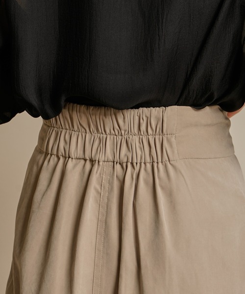 mline（エムライン）の「［mline］WEB限定 ピーチタックベルト付スカート（スカート・レディース・ブラック/ベージュ/アイボリー・1/2）」の19枚目の写真