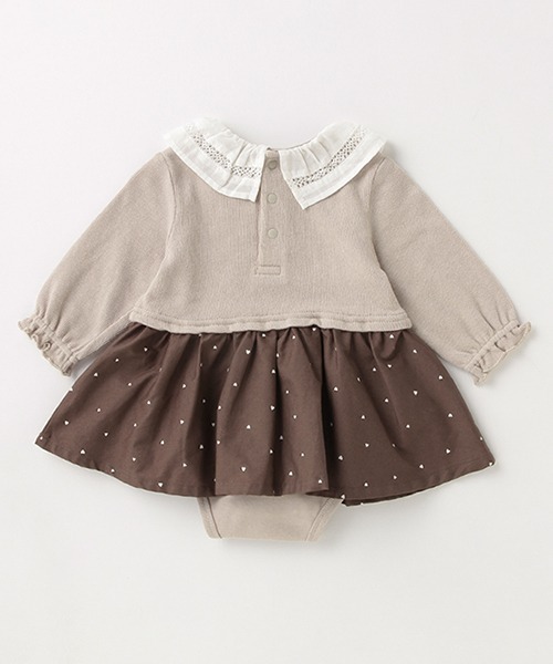 petit main（プティマイン）の「【Disney】ミニーワンピロンパース