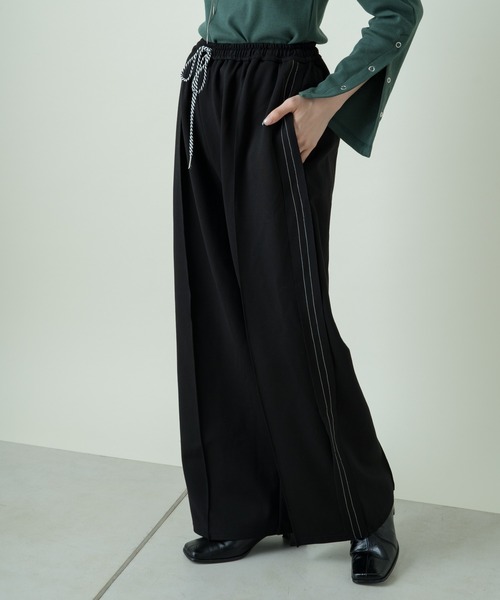 Kastane（カスタネ）の「コード紐ポンチルーズPT（その他パンツ・レディース・ホワイト/ブラック/グリーン・FREE）」の3枚目の写真