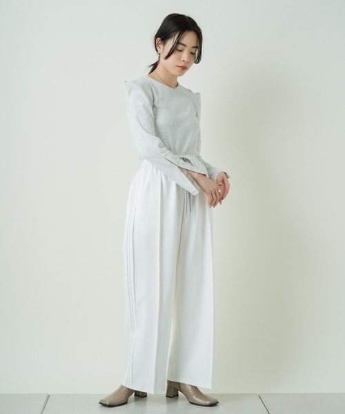 Kastane（カスタネ）の「コード紐ポンチルーズPT（その他パンツ・レディース・ホワイト/ブラック/グリーン・FREE）」の14枚目の写真