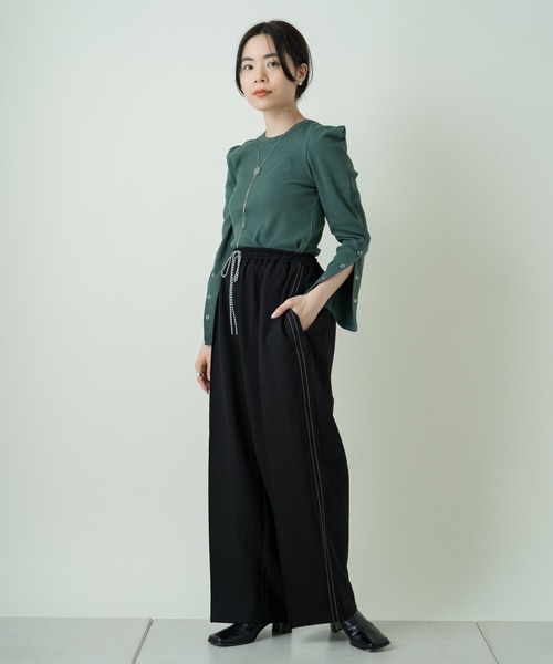 Kastane（カスタネ）の「コード紐ポンチルーズPT（その他パンツ・レディース・ホワイト/ブラック/グリーン・FREE）」の17枚目の写真