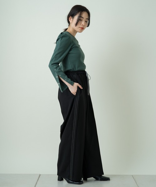 Kastane（カスタネ）の「コード紐ポンチルーズPT（その他パンツ・レディース・ホワイト/ブラック/グリーン・FREE）」の18枚目の写真