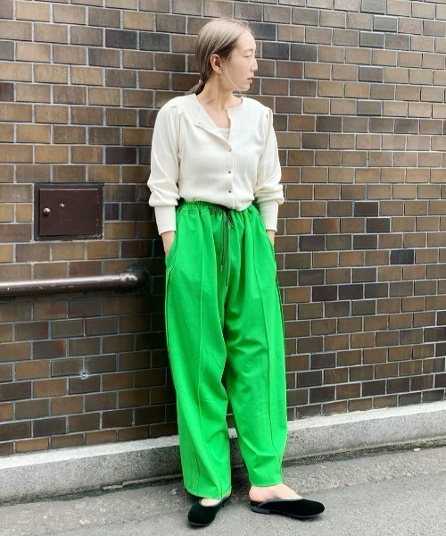 Kastane（カスタネ）の「コード紐ポンチルーズPT（その他パンツ・レディース・ホワイト/ブラック/グリーン・FREE）」の22枚目の写真