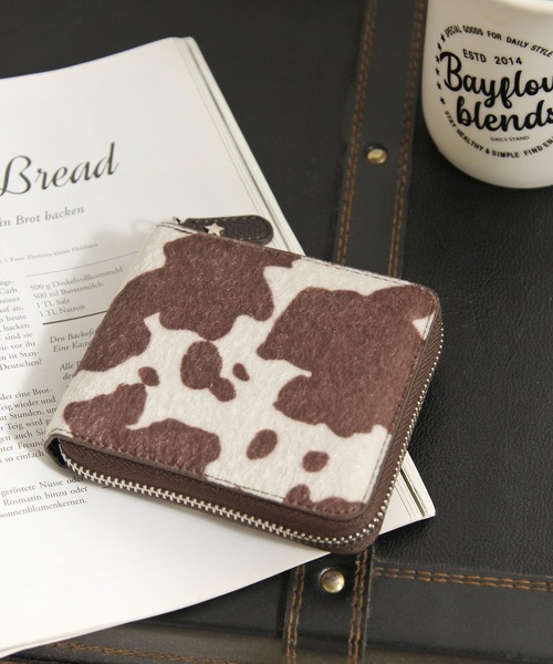 BAYFLOW（ベイフロー）の「ベーシックスクエアウォレット（財布・レディース・スカイブルー/ブラック/ブラウン・FREE）」の2枚目の写真