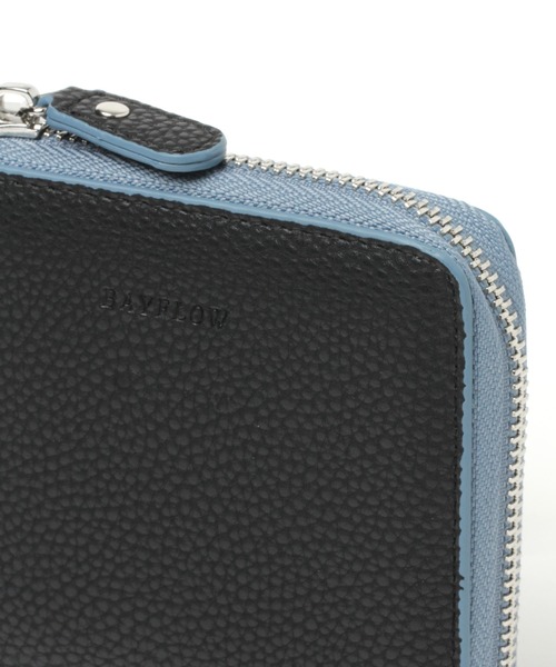 BAYFLOW（ベイフロー）の「ベーシックスクエアウォレット（財布・レディース・スカイブルー/ブラック/ブラウン・FREE）」の10枚目の写真