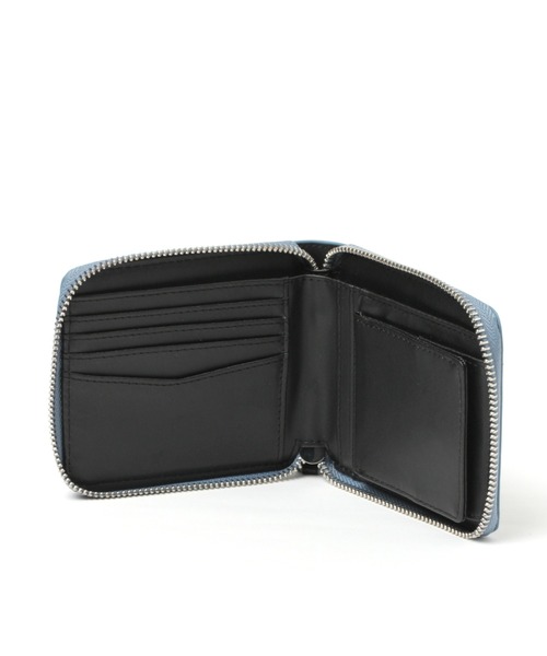 BAYFLOW（ベイフロー）の「ベーシックスクエアウォレット（財布・レディース・スカイブルー/ブラック/ブラウン・FREE）」の6枚目の写真