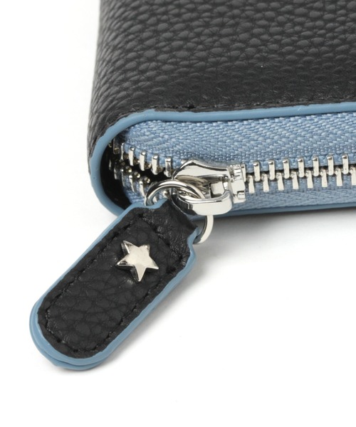 BAYFLOW（ベイフロー）の「ベーシックスクエアウォレット（財布・レディース・スカイブルー/ブラック/ブラウン・FREE）」の5枚目の写真
