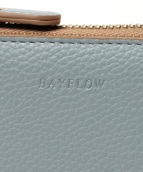 BAYFLOW（ベイフロー）の「ベーシックスクエアウォレット（財布・レディース・スカイブルー/ブラック/ブラウン・FREE）」の9枚目の写真