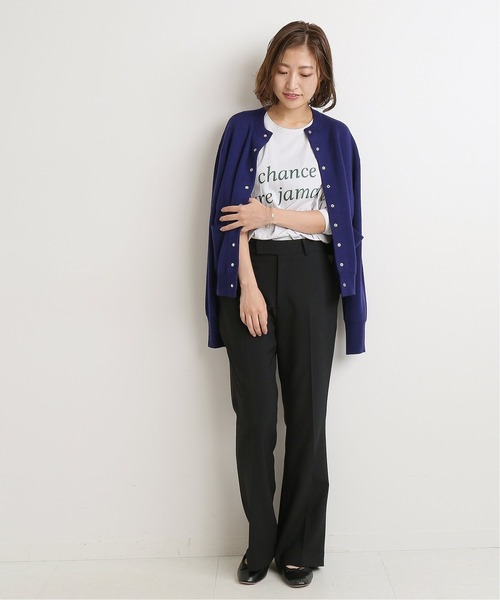 IENA(イエナ)の「T/Wフレアスリムパンツ◆(その他パンツ・レディース・チャコールグレー/ブラック/ネイビー/レッド・40/38/36/34)」の9枚目の写真