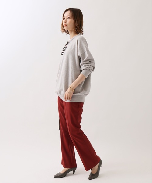 IENA(イエナ)の「T/Wフレアスリムパンツ◆(その他パンツ・レディース・チャコールグレー/ブラック/ネイビー/レッド・40/38/36/34)」の7枚目の写真