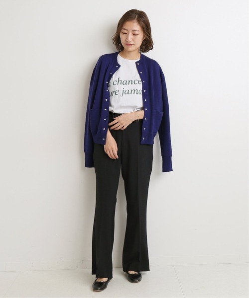 IENA(イエナ)の「T/Wフレアスリムパンツ◆(その他パンツ・レディース・チャコールグレー/ブラック/ネイビー/レッド・40/38/36/34)」の19枚目の写真