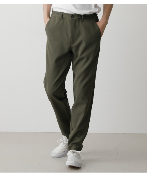 AZUL by moussy(アズールバイマウジー)の「STRETCH TAPERED PANTS/ストレッチテーパードパンツ(スラックス・メンズ・グレー系その他/ブラック/カーキ・LARGE/SMALL/MEDIUM)」の3枚目の写真