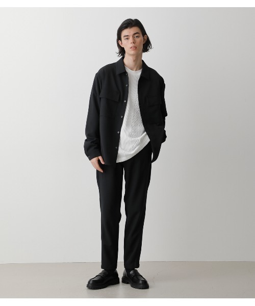 AZUL by moussy(アズールバイマウジー)の「STRETCH TAPERED PANTS/ストレッチテーパードパンツ(スラックス・メンズ・グレー系その他/ブラック/カーキ・LARGE/SMALL/MEDIUM)」の6枚目の写真