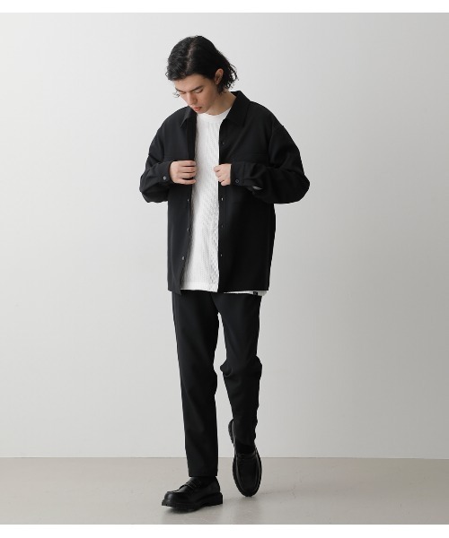 AZUL by moussy(アズールバイマウジー)の「STRETCH TAPERED PANTS/ストレッチテーパードパンツ(スラックス・メンズ・グレー系その他/ブラック/カーキ・LARGE/SMALL/MEDIUM)」の7枚目の写真