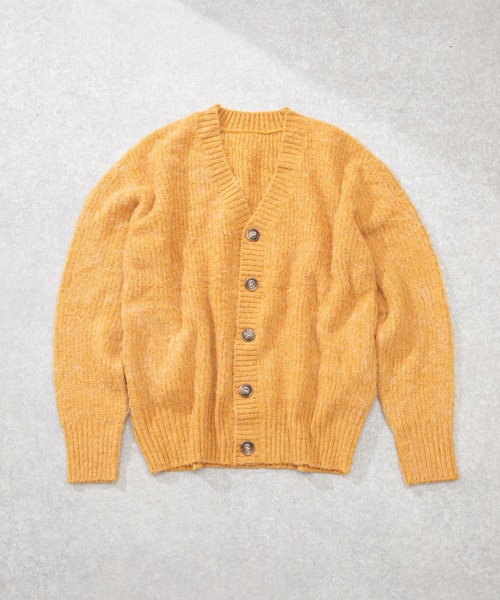 DISCOAT（ディスコート）の「起毛ビッグカーディガン（カーディガン/ボレロ・レディース・グレー/ブラウン/ライトベージュ/グリーン/サックスブルー/パープル/イエロー・FREE）」の14枚目の写真