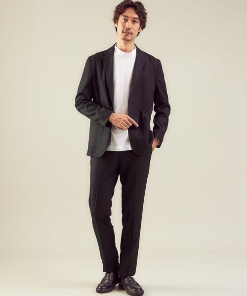 green label relaxing（グリーンレーベルリラクシング）の「＜green label relaxing＞REDA ACTIVE フラノ無地 01 ジャケット（テーラードジャケット・メンズ・ブラック/グレー・M/S/L/XL）」の13枚目の写真