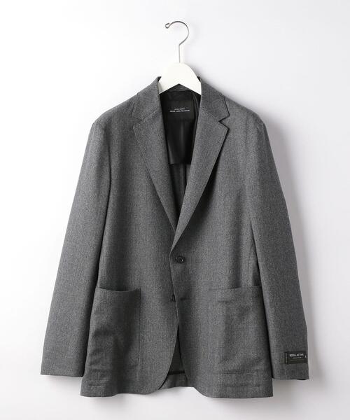 green label relaxing（グリーンレーベルリラクシング）の「＜green label relaxing＞REDA ACTIVE フラノ無地 01 ジャケット（テーラードジャケット・メンズ・ブラック/グレー・M/S/L/XL）」の14枚目の写真