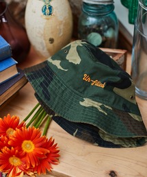 UN-FILLED（アンフィルド）の「mko10106-Logo one point stitch Bucket Hat バケットハット（ハット）」