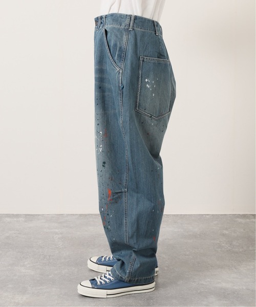 パンツ Liberaiders DENIM PAINTER SARROUEL PANTS Liberaiders DENIM PAINTER SARROUEL PANTS (LIGHT BLUE