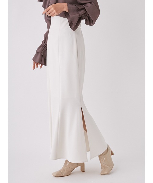 FRAY I.D（フレイアイディー）の「ハイウエストマーメイドスカート（スカート・レディース・モカ/アイボリー/ブラック・1/0）」の7枚目の写真