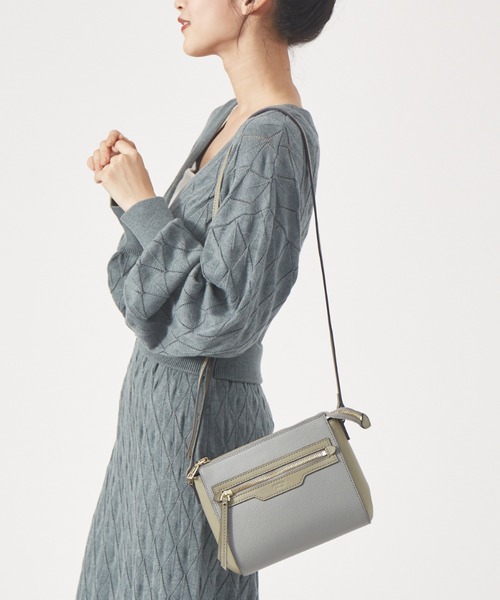 LOWELL things（ロウェル　シングス）の「●【店舗限定品】3Besties leather ミニショルダーBAG（トートバッグ・レディース・ライトブルー/ブラック/ピンク/グレイッシュベージュ・フリー）」の4枚目の写真