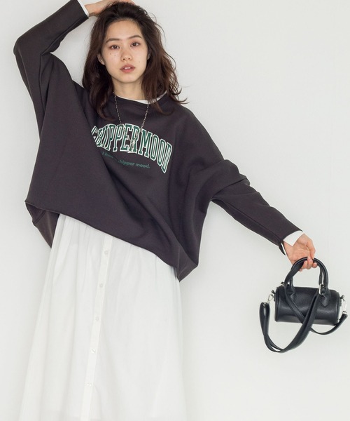w closet(ダブルクローゼット)の「ウエストタック前開きシャツワンピース(シャツワンピース・レディース・オフホワイト/カーキ/ダークブラウン系1・FREE)」の6枚目の写真