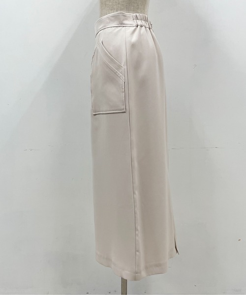 PICCIN（ピッチン）の「フロントポケットタイトスカート（スカート・レディース・ネイビー/オレンジ/グレイッシュベージュ・M）」の22枚目の写真