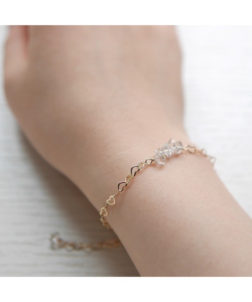 SPICY COLORS】precious～天然石のブレスレット～【14kgf