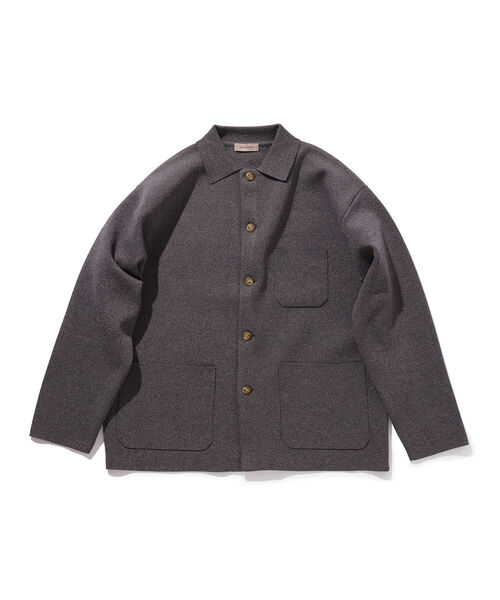 BEAMS LIGHTS（ビームスライツ）の「BEAMS LIGHTS / ミラノリブ カバーオール（カバーオール・メンズ・ネイビー/グレー・SMALL/MEDIUM/LARGE）」の2枚目の写真