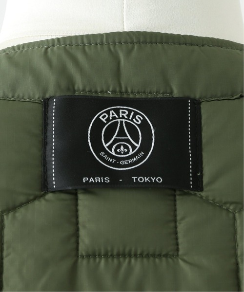 PARIS SAINT-GERMAIN(パリサンジェルマン)の「【Paris Saint-Germain / パリサンジェルマン】MIL-SPECTATOR キルティング ブルゾン(ブルゾン・メンズ・ブラック/カーキ・MEDIUM/LARGE)」の22枚目の写真