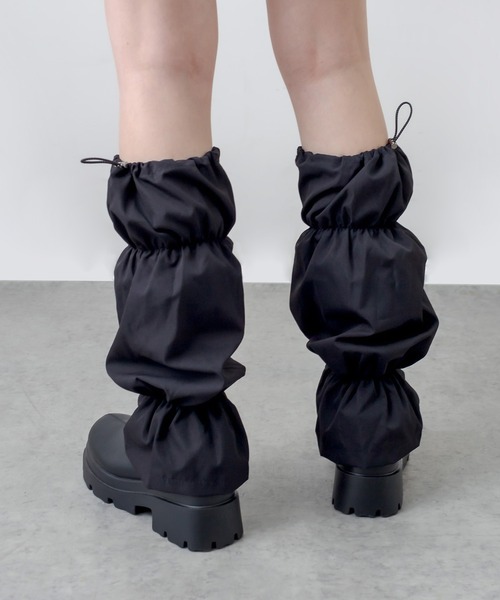 RASVOA（ラスボア）の「ドロストレッグウォーマー（レッグウォーマー・レディース・ブラック・FREE）」の5枚目の写真