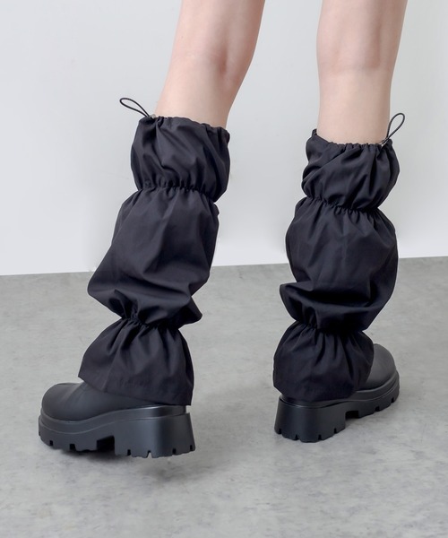 RASVOA（ラスボア）の「ドロストレッグウォーマー（レッグウォーマー・レディース・ブラック・FREE）」の6枚目の写真