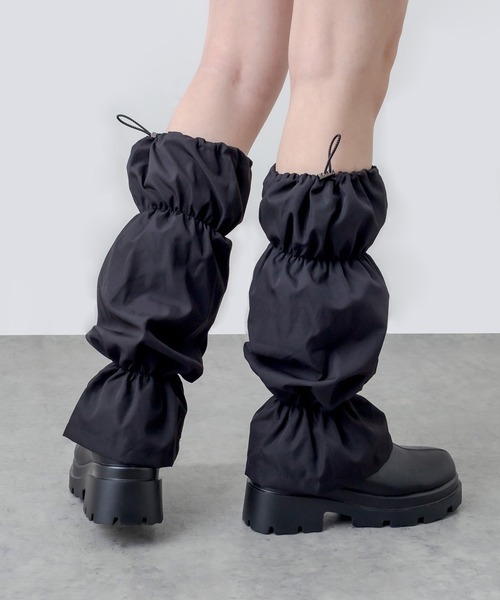 RASVOA（ラスボア）の「ドロストレッグウォーマー（レッグウォーマー・レディース・ブラック・FREE）」の7枚目の写真