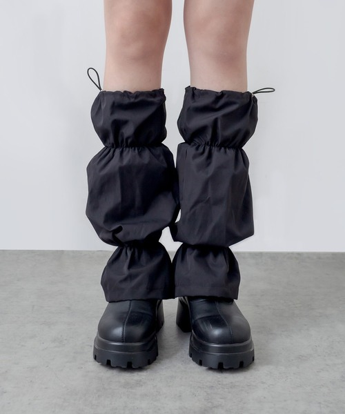 RASVOA（ラスボア）の「ドロストレッグウォーマー（レッグウォーマー・レディース・ブラック・FREE）」の12枚目の写真