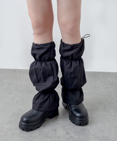 RASVOA（ラスボア）の「ドロストレッグウォーマー（レッグウォーマー・レディース・ブラック・FREE）」の2枚目の写真