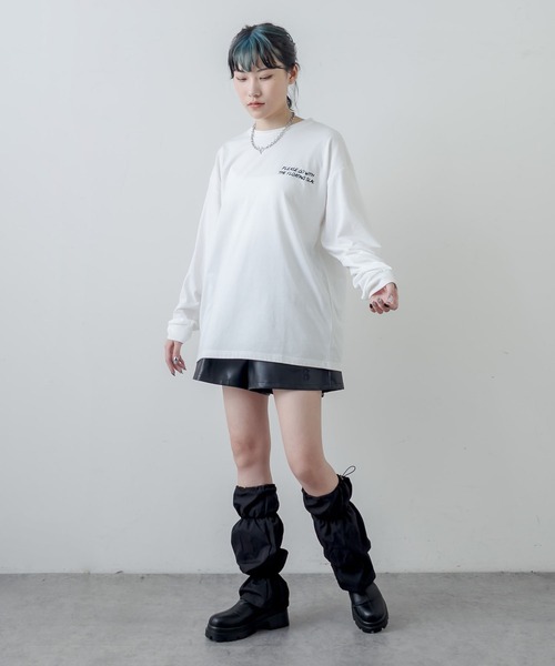 RASVOA（ラスボア）の「ドロストレッグウォーマー（レッグウォーマー・レディース・ブラック・FREE）」の8枚目の写真