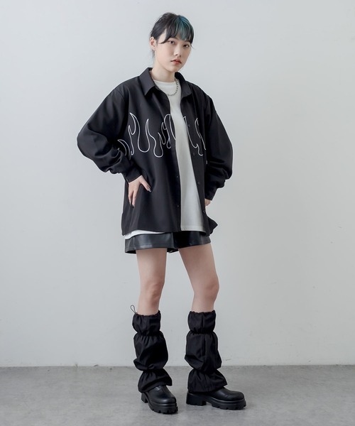 RASVOA（ラスボア）の「ドロストレッグウォーマー（レッグウォーマー・レディース・ブラック・FREE）」の11枚目の写真