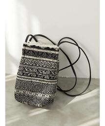 Green　Parks | ・ボアMIXロングハンドルポーチ＊(トートバッグ)