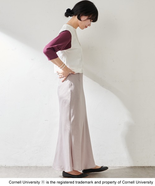 GOOD ROCK SPEED（グッドロックスピード）の「COLLEGE BASEBALL TEE（Tシャツ/カットソー・レディース・ブラック/ネイビー/グリーン/ボルドー・FREE）」の7枚目の写真