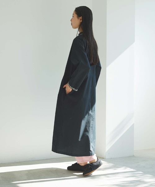 cardo fabrica（カルドファブリカ）の「刺繍スタンドカラーワンピース（ワンピース・レディース・ホワイト/ブラック・FREE）」の20枚目の写真