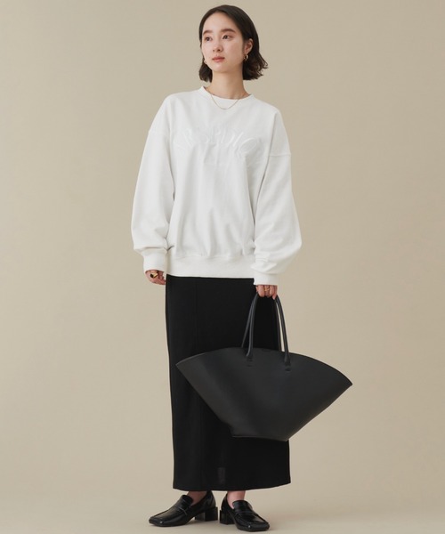 NEUNA（ヌナ）の「【さらさら素材が心地よい。】ペンシルiラインタイトロングスカート（スカート・レディース・ホワイト/ブラック/イエロー・SMALL/MEDIUM/LARGE）」の20枚目の写真