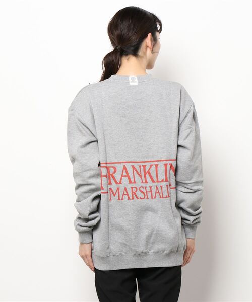FRANKLIN & MARSHALL（フランクリンマーシャル）の「《FRANKLIN＆MARSHALL》PRINTSWT SIXSENSE - プリントスウェット（スウェット・レディース・グレー/ブラック・MEDIUM/X-LARGE/LARGE）」の11枚目の写真