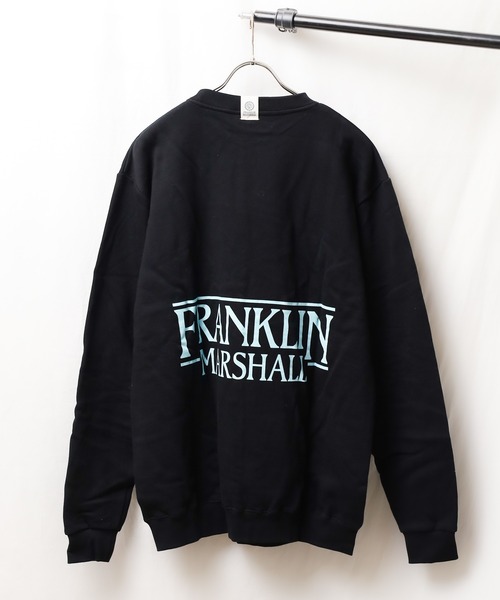 FRANKLIN & MARSHALL（フランクリンマーシャル）の「《FRANKLIN＆MARSHALL》PRINTSWT SIXSENSE - プリントスウェット（スウェット・レディース・グレー/ブラック・MEDIUM/X-LARGE/LARGE）」の4枚目の写真