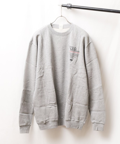 FRANKLIN & MARSHALL（フランクリンマーシャル）の「《FRANKLIN＆MARSHALL》PRINTSWT SIXSENSE - プリントスウェット（スウェット・レディース・グレー/ブラック・MEDIUM/X-LARGE/LARGE）」の5枚目の写真