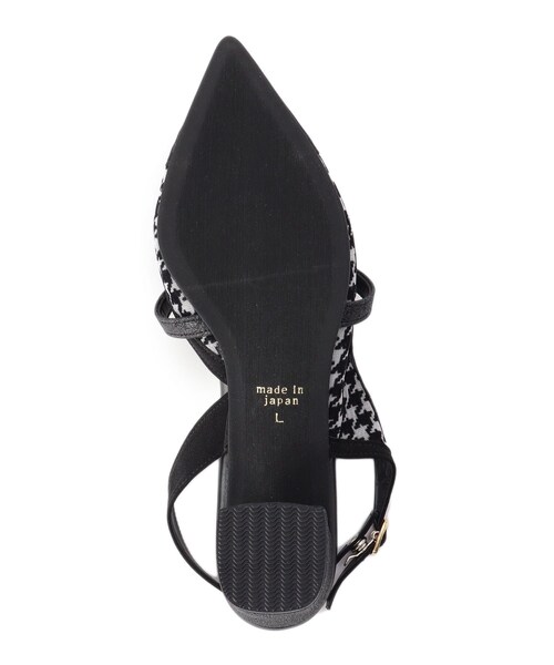 En Punto(エンプント)の「シースルーミニリボンパンプス(パンプス・レディース・アイボリー/ブラック系2/チョコ・S/M/L/LL)」の9枚目の写真