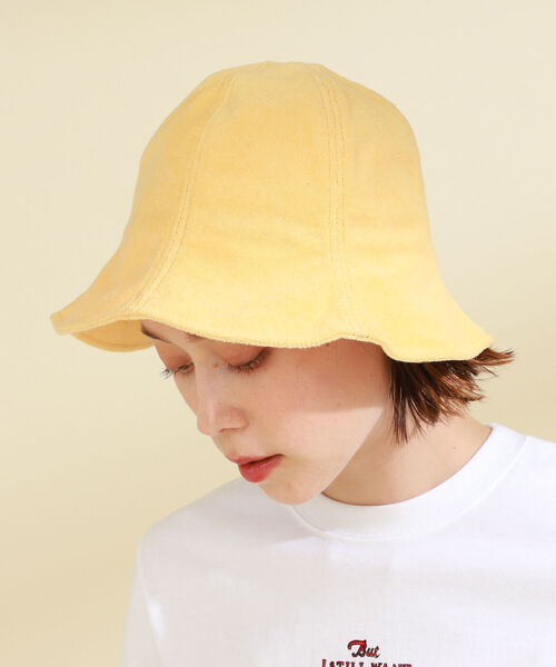 Ray BEAMS（レイビームス）の「Ray BEAMS / パイル チューリップ ハット（ハット・レディース・オレンジ/ライトブラウン/ミント・ONE SIZE）」の3枚目の写真